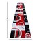 Flash Furniture Red 3' x 16' Geometric Abstract Area Rug KP-RG953-316-RD-GG - alternate 2